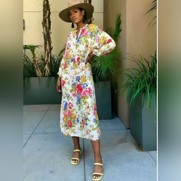 ZARA floral print dress - Picture 2 of 10